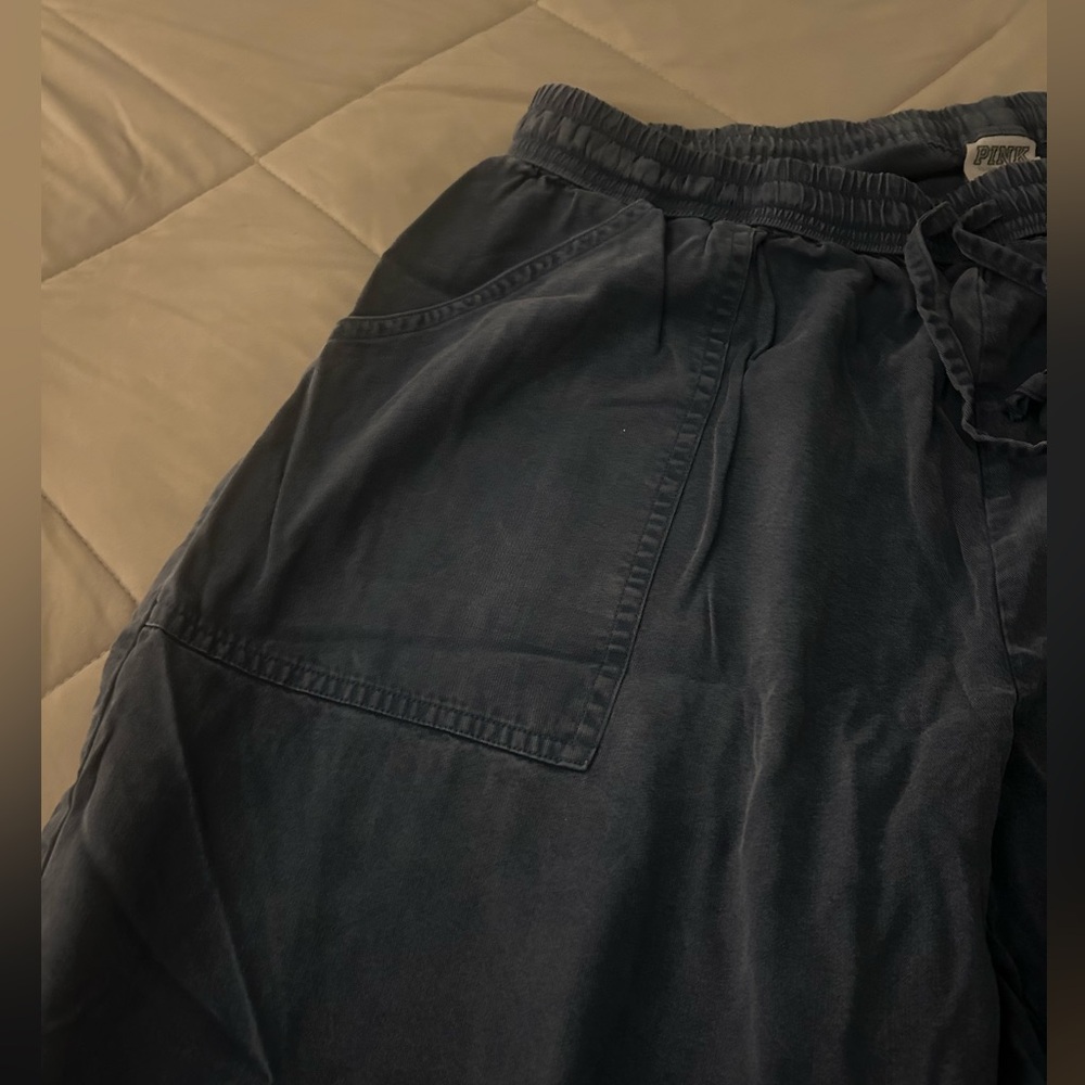 VS PINK Denim Style Flowy Pants - Picture 2 of 10
